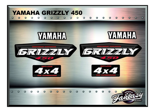 Calcos Yamaha  Grizzly 450 4 X 4