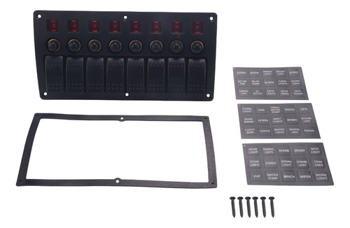 Panel De Interruptores Basculantes Marinos For Barco, Coche