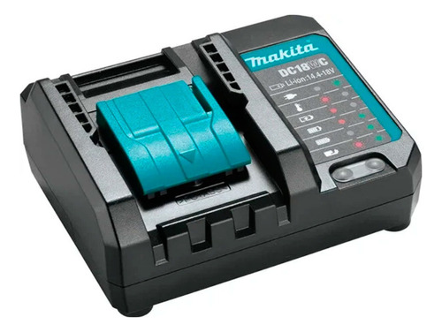 Carregador de bateria DC18wc e bateria Makita 18v 3amp 18v
