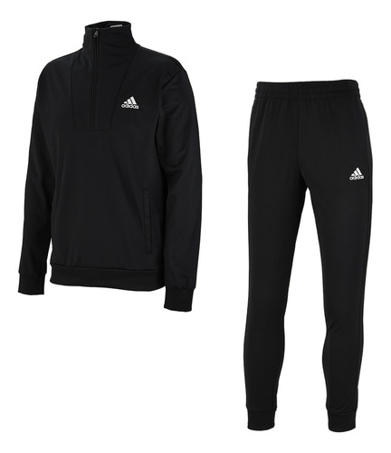 Conjunto adidas Logo Hombre En Negro | Dexter