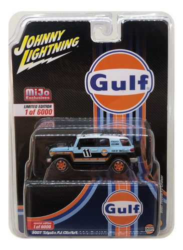 Johnny Lightning 2007 Toyota Fj Cruiser Gulf 1:64 Mijo Exc.