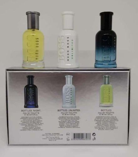 Hugo Boss Kit Bottled Edt Masculino 3pz Kit Hombre Edt Spray