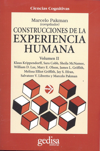 Construcciones de la experiencia humana Vol. II, de Pakman, Marcelo etal. Serie Cla- de-ma Editorial Gedisa en español, 1997