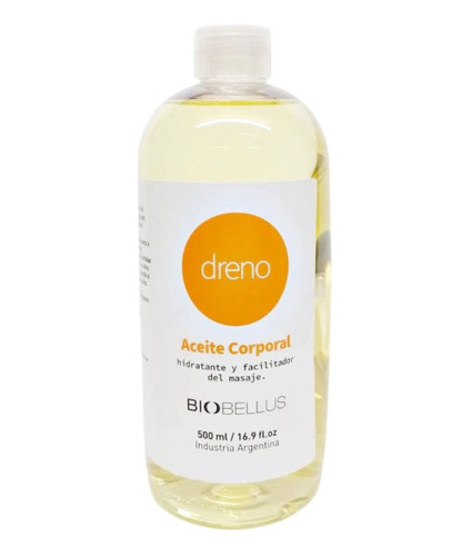 Aceite Para Masajes - Dreno Circulatorio - Biobellus 500ml