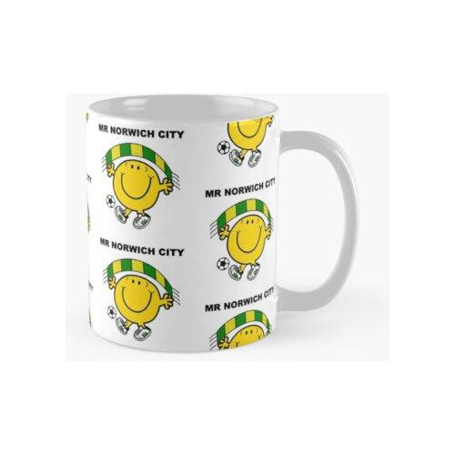 Taza Mr Norwich City - Fútbol Calidad Premium