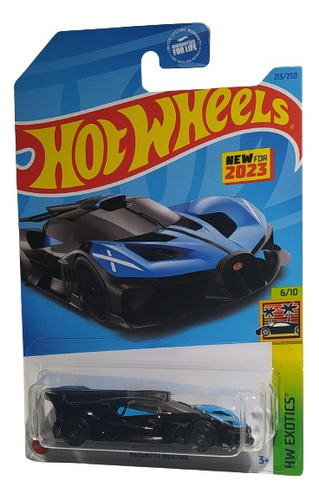 Carro de corrida Hot Wheels 2023 Bugatti bolide 213/250 hw exotics 6/10