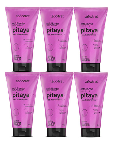 Esfoliante Pitaya 150g Dia A Dia Labotrat 6 Unidades