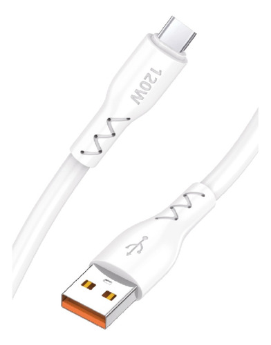 Cabo Usb Tipo-c X Cell Para Dados - Conector Usb E Tipo-c Branco