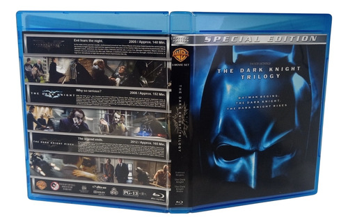 Batman The Dark Knight Trilogia Blu Ray Oficial