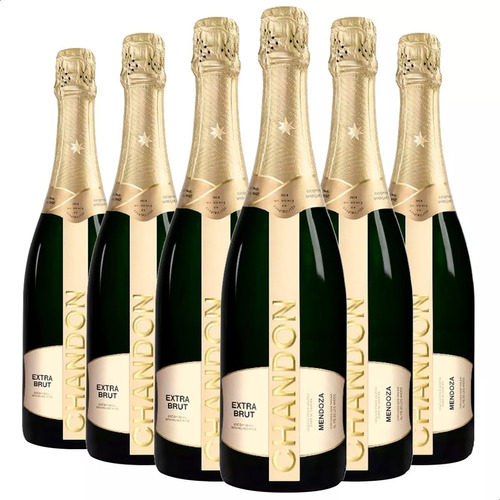 Champagne Chandon Extra Brut 750 Ml X6 Botellas