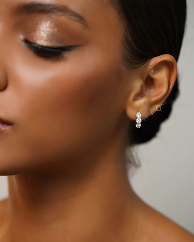 Argolinha Sky Moissanite Luxo