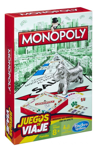 Juego De Mesa Monopolio Monopoly Viaje Clasico Español