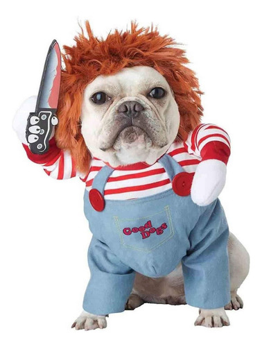 Disfraces De Perro Gift Deadly Doll Chucky Ropa De Fiesta