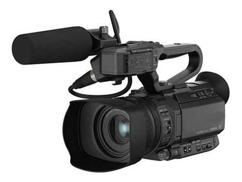 Videocámara profesional JVC GY-HM200U 4K NTSC negra