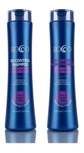 Pack Shampoo Y Acondicionador Rocco Sin Sal 400 Ml (2unid)