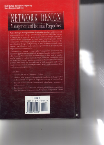 Network Design Management And Technical Perspectives