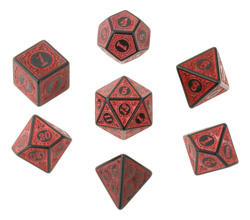 5 Paquete De 5-6 7 Uds. Dados Poliédricos 5 Piezas