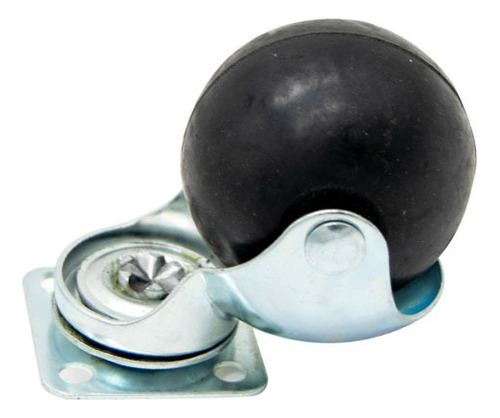 Rueda Bola Giratoria 2 Pulg. Set 4 Caster Mueble Negro