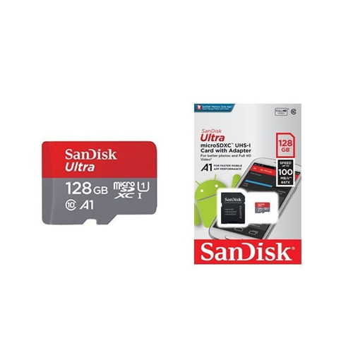 Memoria Clase 10 Ultra Micro Sd Xc Sandisk 128 Gb