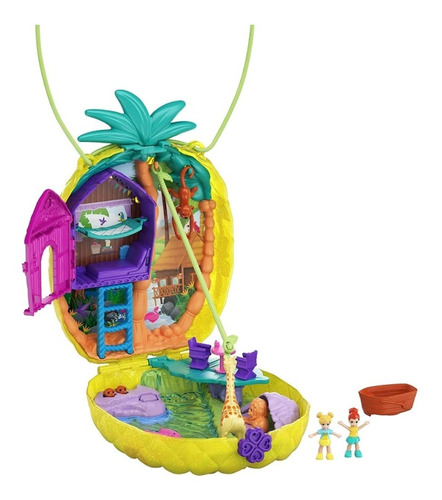 Juguete Polly Pocket Polly And Lila Tropicool Pineapple