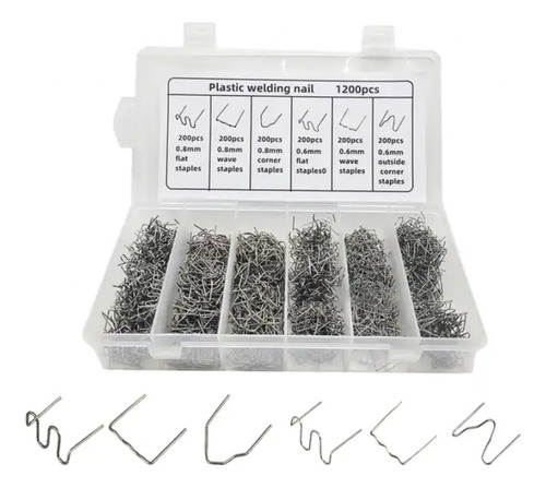 Kit De Grapas Para Soldadora Reparacion De Plasticos 1200 Pc