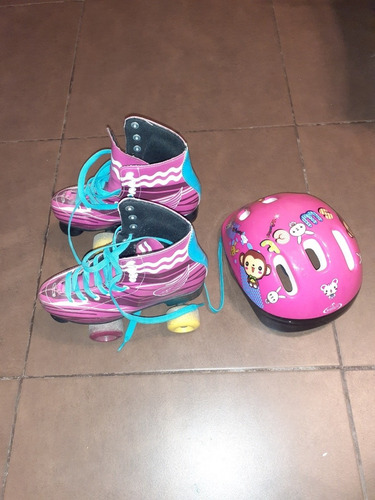 Imagen 3 de 4 de Patines Soy Luna Originales Con Casco De Regalo Talle 36