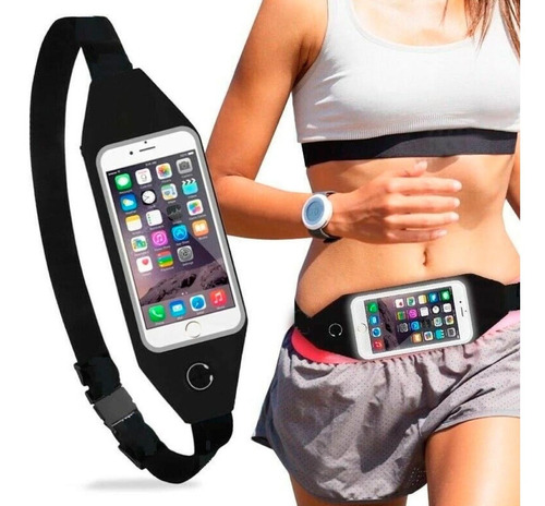 Pochete Fitness Corrida Porta Celular Impermeável Dinheiro