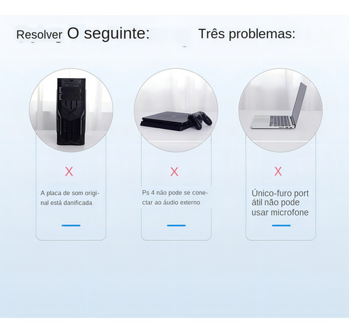 Tarjeta de sonido USB Vention, USB X P2, auriculares y micrófono