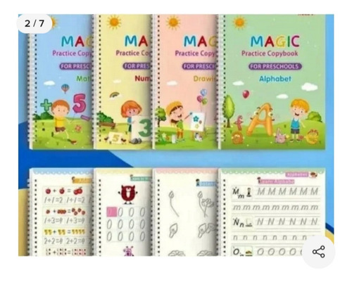 Cuaderno Magico Hundida Aprendizaje Reutilizable Caligrafía
