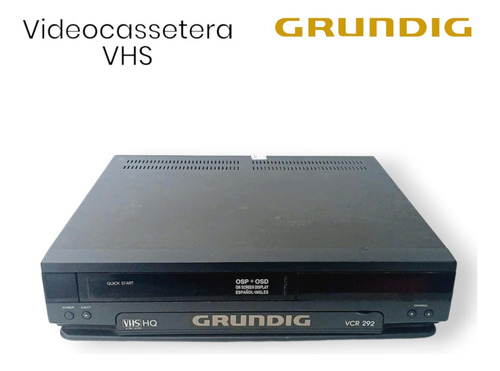 Videocassetera Grundig Vcr 292 En Muy Buen Estado!!