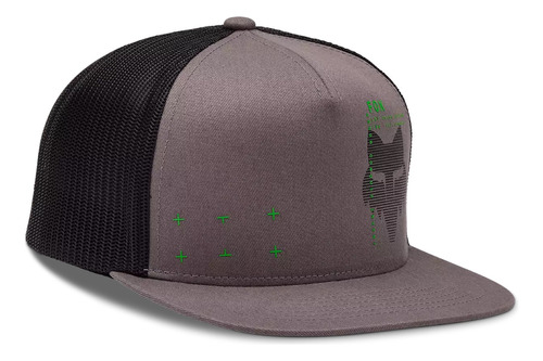 Gorra Fox Snapback Gris Mtb Plana Cachucha