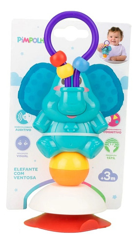 Brinquedo Cadeirão Elefante Com Ventosa Unissex Pimpolho