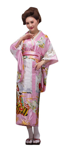 Foto De Vestido Japonés Tradicional Con Estampado De Bata Ti