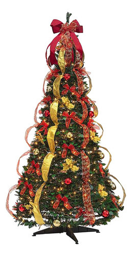 Árbol De Navidad Plegable Para Decoración De Fiesta Navideña