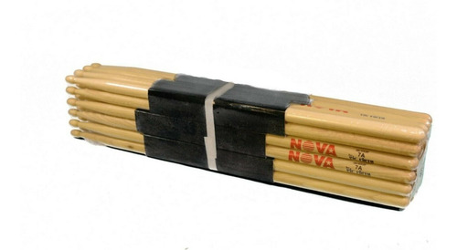 Imagen 3 de 10 de Nova 7a Classic Palillos Punta Madera Bateria By Vic Firth