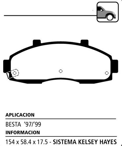 Juego Pastillas De Freno Delanteras Litton Besta Gs 97-99