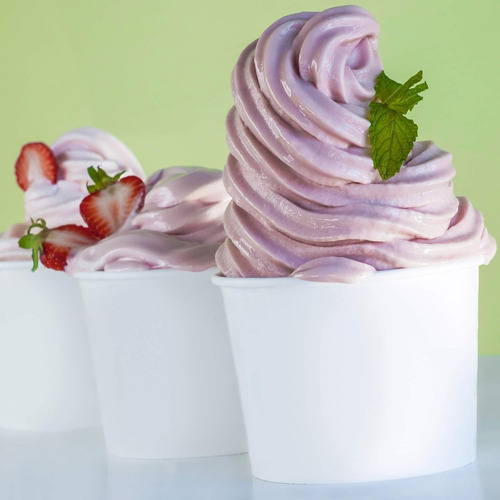 Vaso Nevero Para Helado 6 Oz Caña De Azúcar 50 Piezas Color Blanco