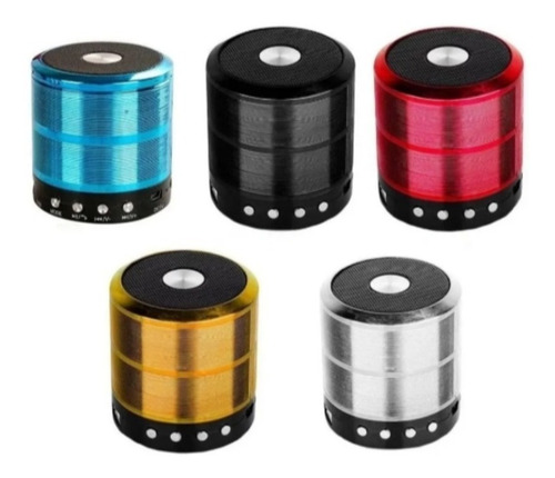 Mini Caixinha Som Bluetooth Portátil Usb Mp3 P2 Sd Rádio Fm