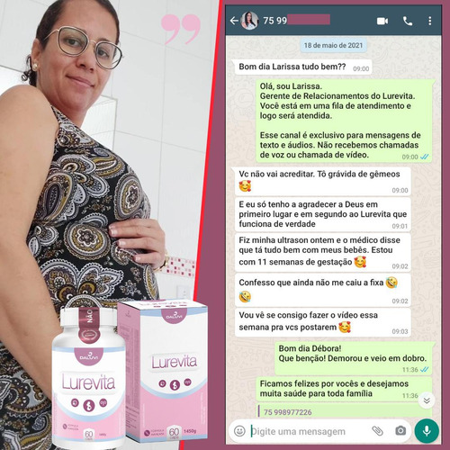 Lurevita Original Leve 2 Frascos Com 120 Cápsulas