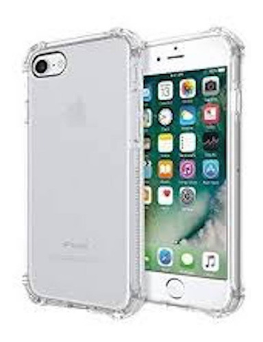 Imagen 3 de 7 de Funda Para iPhone 6 7 8 Plus Se 2020 Transparente Anti Golpe