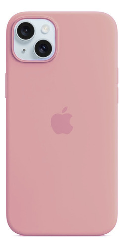 Silicone Case Iphone 14 Funda Silicona Rosa Lisa