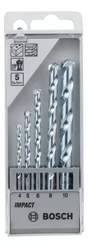 SET DE 5 BROCAS MURO BOSCH CYL-1 4-10MM PRO 2608590090