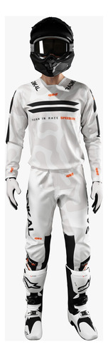 Conjunto Motocross Radikal Reflex Blanco 24