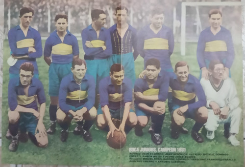 Imagen 3 de 6 de Poster Boca Juniors * Campeon Y Sub-campeon 1931 A 1976 *
