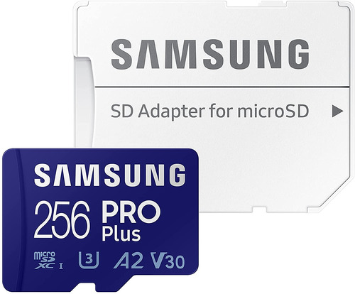 Imagen 4 de 7 de Tarjeta De Memoria Samsung Pro Plus Adaptador 256gb 160mb/s Mb-md256ka/am