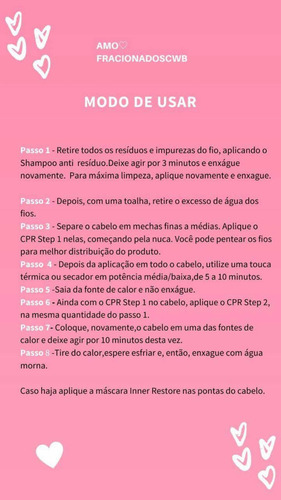 Senscience Cpr Fracionado Reconstrucão Capilar 60ml + Brinde
