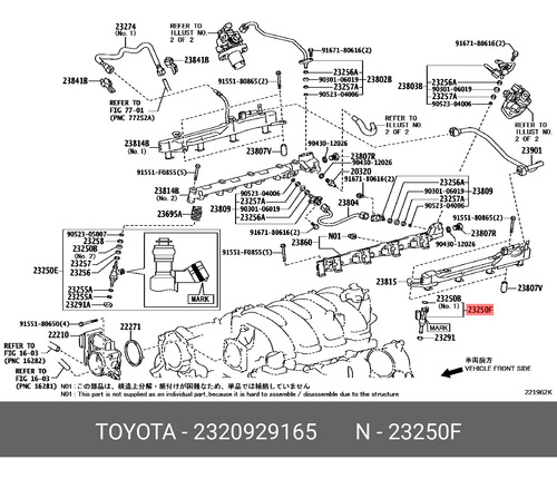 Inyector Gasolina Baja Toyota Corolla Importado 1.8 2.0 2025