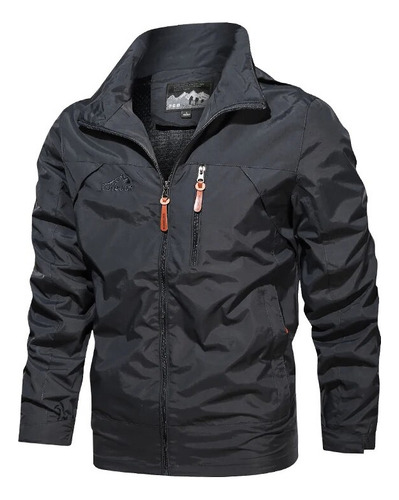 Chamarra Impermeable Con Capucha Transpirable Para Hombre