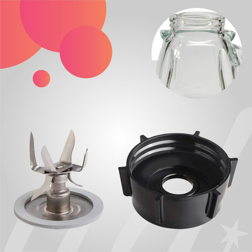 Conjunto Lâmina Anel Vedação Compatível Liquidificador Oster