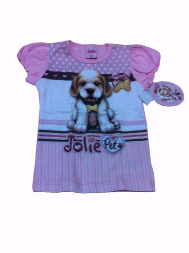 Blusa Infantil Jolie Pet